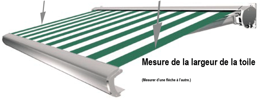 MESURE DE LA LARGEUR DE LA TOILE